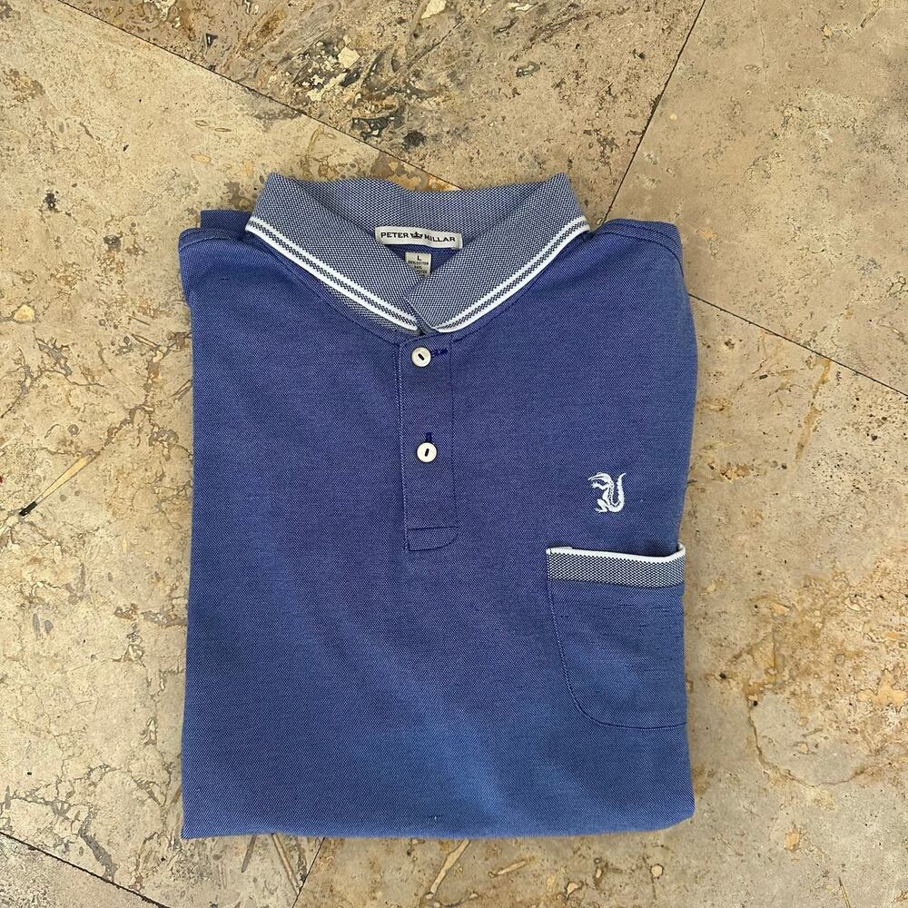 Peter Millar tailored-fit polo Sz L